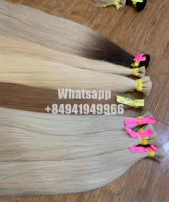 Bulk Hair Straight Double Drawn and Beautiful Color 11 Bulk Hair Straight Double Drawn and Beautiful Color 10