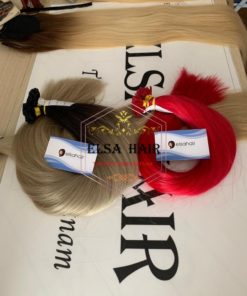 Flat tip hair extension