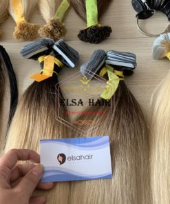 Vietnam Hair Extensions - Bulk Hair🎖️ ElsaHair Company 52 Tape-In Hair Extensions
