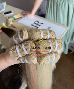 Alternative view of Weft Hair Extension Straight Super Quality Elsahair