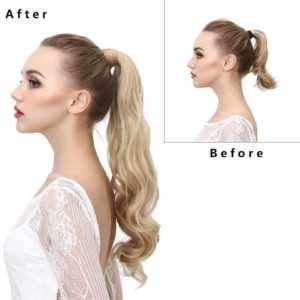 How to apply ponytail extensions at Elsa Hair 2 How to apply ponytail extensions at Elsa Hair 1