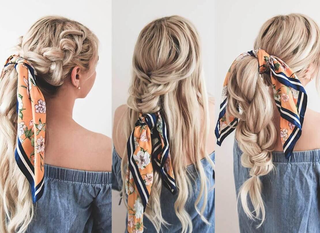 Summer Hairstyles With Headscarves 6 Summer Hairstyles With Headscarves 5