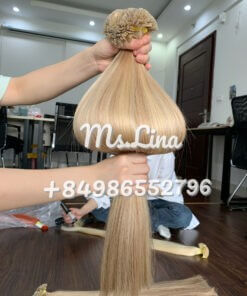 Flat-tipped Keratin Hair