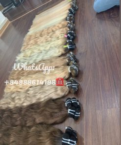 WAVY, STRAIGHT WEFT HAIR